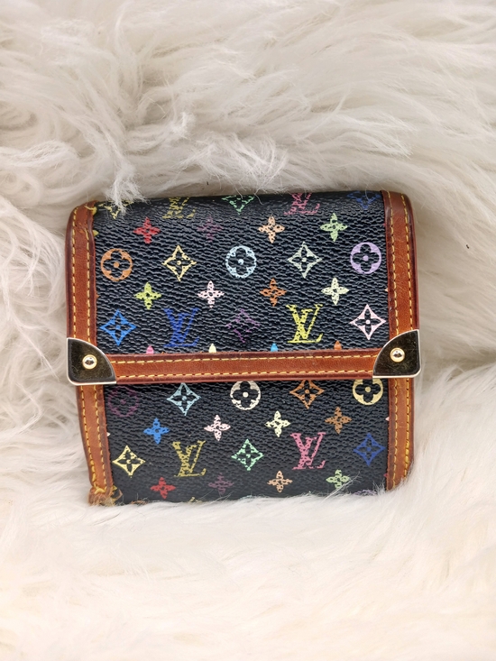 Louis Vuitton Handbags - Louis Vuitton Black Multicolor Monogram Wallet Takashi Murakami collaboration